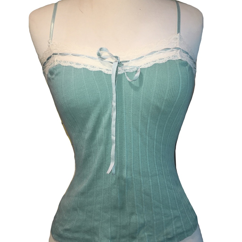 Lingerie Lace bowtie y2k cami